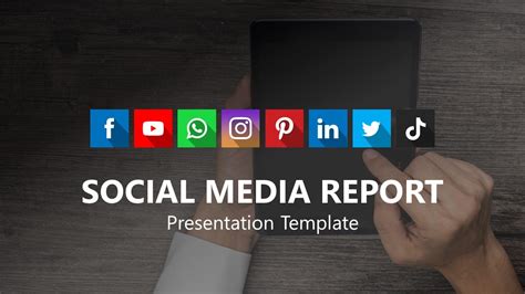 social media report template ppt free download